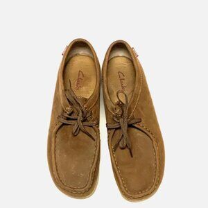 Clarks Collection Padmora Shoes Women's Size 9M Wallabee Brown Leather Moccasin